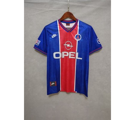 Paris St Germain 95/96 Home Blue&Red Soccer Jersey